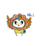 very cute owl（個別スタンプ：3）