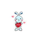 飴のウサギ (恋人のデイリー) - 日本語（個別スタンプ：1）