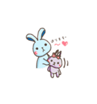 飴のウサギ (恋人のデイリー) - 日本語（個別スタンプ：15）