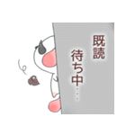 八の字のブチ（個別スタンプ：18）