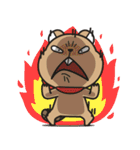 Grumpy Mr Beaver（個別スタンプ：4）