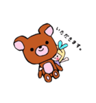 ぴたっとくっつくおんなのこ（個別スタンプ：6）