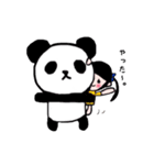 ぴたっとくっつくおんなのこ（個別スタンプ：15）
