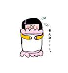 ぴたっとくっつくおんなのこ（個別スタンプ：37）