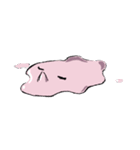 何かを諦めたサイ（個別スタンプ：30）