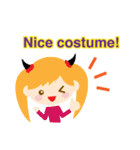 ハッピーハロウィン！コスプレパーティー！（個別スタンプ：21）