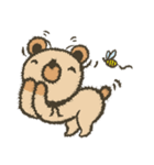 Lovely and Playful Bear（個別スタンプ：3）