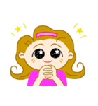 スポーツ大好きガール（個別スタンプ：18）