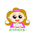 スポーツ大好きガール（個別スタンプ：36）