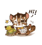 C.C's Leopard Cat（個別スタンプ：1）