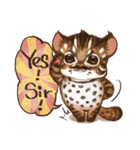 C.C's Leopard Cat（個別スタンプ：7）