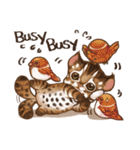C.C's Leopard Cat（個別スタンプ：11）