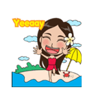 The Funny girl from Bali（個別スタンプ：29）