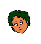 顔は添えるだけ。（個別スタンプ：2）