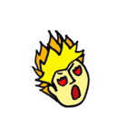 顔は添えるだけ。（個別スタンプ：7）