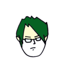 顔は添えるだけ。（個別スタンプ：9）