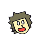 顔は添えるだけ。（個別スタンプ：12）