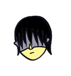 顔は添えるだけ。（個別スタンプ：14）