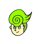 顔は添えるだけ。（個別スタンプ：17）