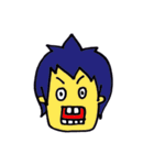 顔は添えるだけ。（個別スタンプ：21）