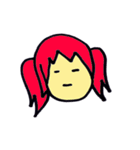顔は添えるだけ。（個別スタンプ：22）