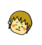顔は添えるだけ。（個別スタンプ：23）