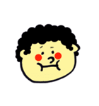 顔は添えるだけ。（個別スタンプ：25）