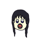 顔は添えるだけ。（個別スタンプ：28）