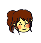 顔は添えるだけ。（個別スタンプ：31）