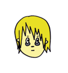 顔は添えるだけ。（個別スタンプ：38）