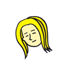 顔は添えるだけ。（個別スタンプ：40）
