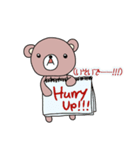 クマだって メッセージ 1（個別スタンプ：2）