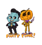 Halloween Kids 2: Pumpkid ＆ Co.（個別スタンプ：27）