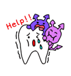 Toothくんとバイキンくん 2（個別スタンプ：16）