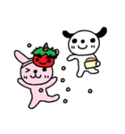 ハナちゃんと仲間たち 季節行事＆お祝い編（個別スタンプ：11）