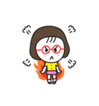 Little red glasses（個別スタンプ：5）