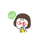 Little red glasses（個別スタンプ：18）