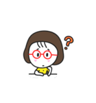 Little red glasses（個別スタンプ：19）