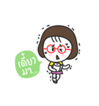 Little red glasses（個別スタンプ：20）