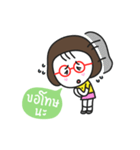 Little red glasses（個別スタンプ：22）