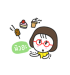 Little red glasses（個別スタンプ：25）