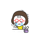 Little red glasses（個別スタンプ：27）