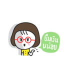 Little red glasses（個別スタンプ：28）