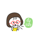 Little red glasses（個別スタンプ：30）