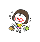 Little red glasses（個別スタンプ：32）