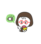 Little red glasses（個別スタンプ：37）