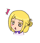 女の子の日常…（個別スタンプ：3）