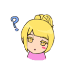 女の子の日常…（個別スタンプ：4）