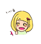 女の子の日常…（個別スタンプ：22）
