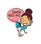 Mang Ja ＆ Mbak Moe（個別スタンプ：12）